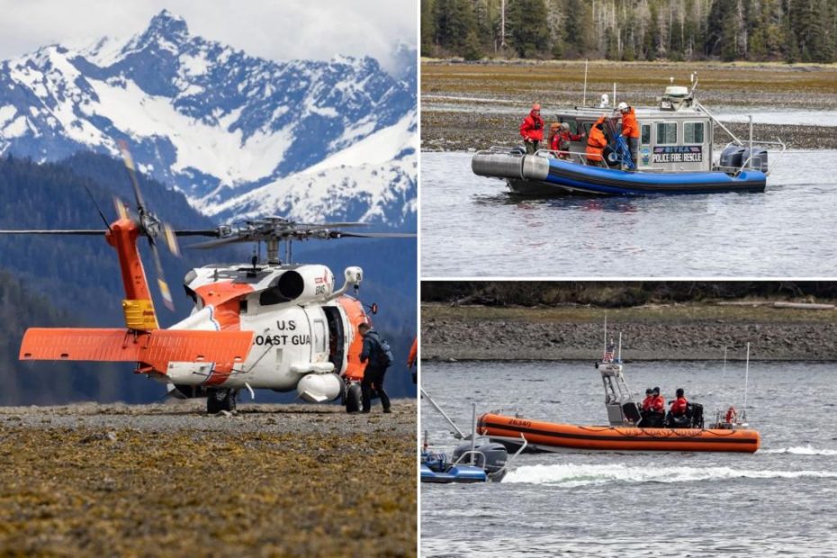 1 dead, 4 missing after charter boat sinks in Sitka, Alaska