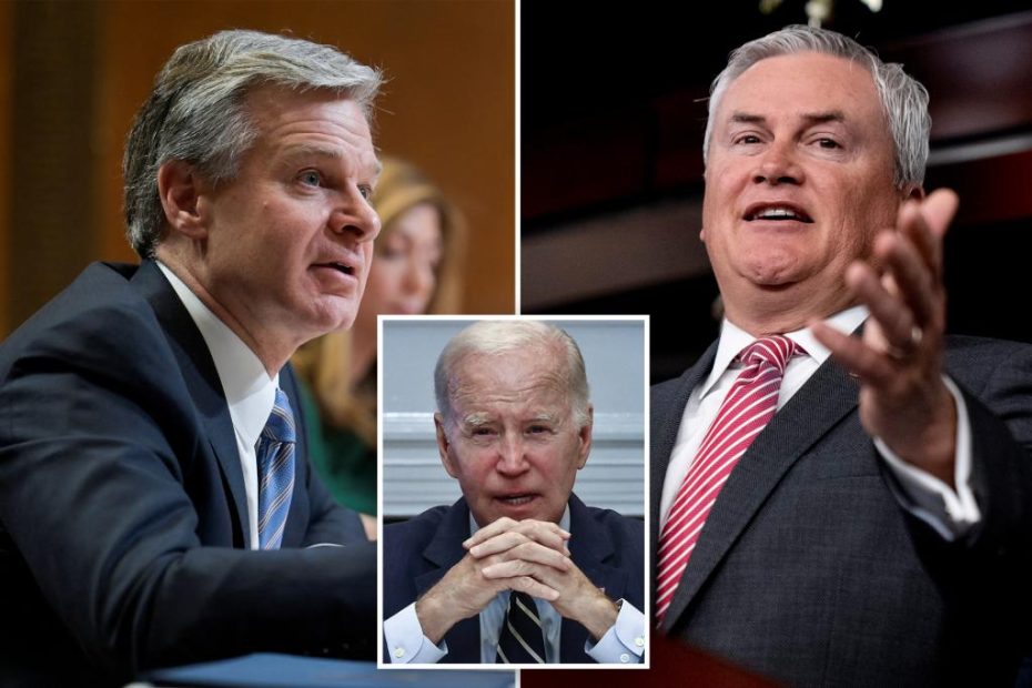 FBI Christopher Wray offers to let James Comer see alleged Biden bribery