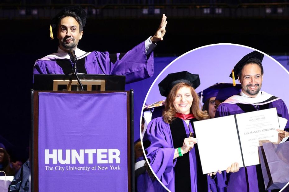 Lin-Manuel Miranda delivers Hunter College commencement speech