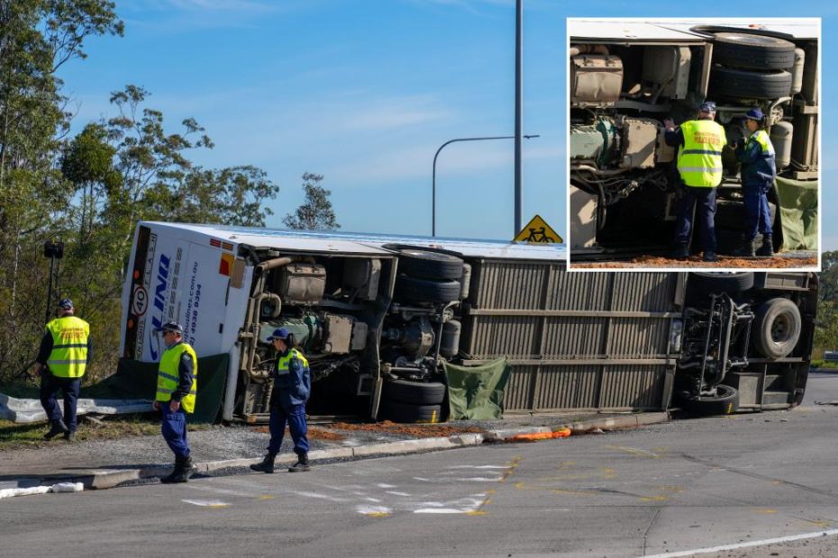 10 dead, 25 injured after bus carrying wedding guests crashes in Australia