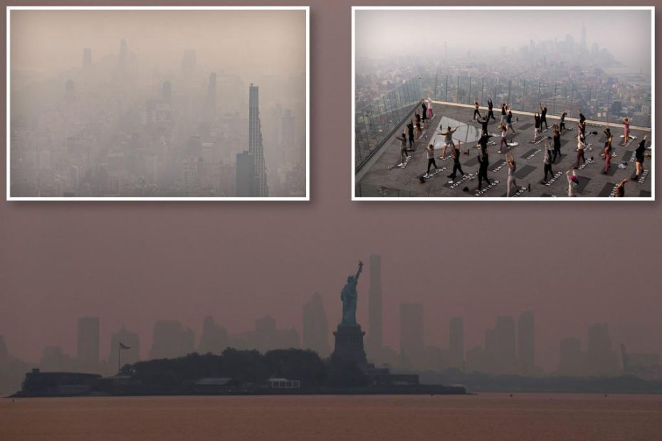 NYC to be clouded by Canadian wildfire smoke through Sunday