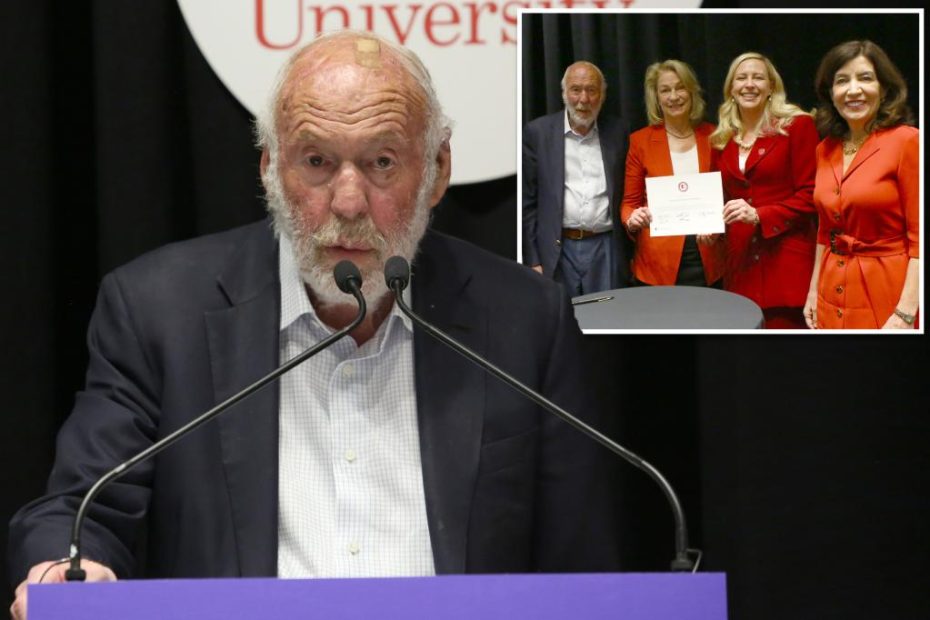 Stony Brook gets $500 million gift from hedge fund honcho James Simons -- largest to college in US history