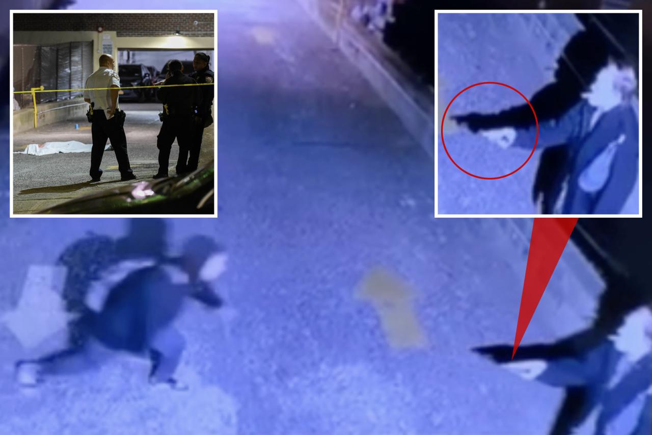 Moment Queens senior shoots mugger who appeared to threatened him