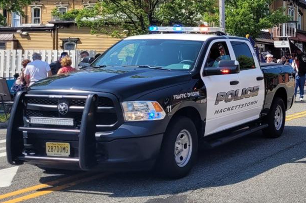 A stock photo of a Hackettstown Police vehicle.