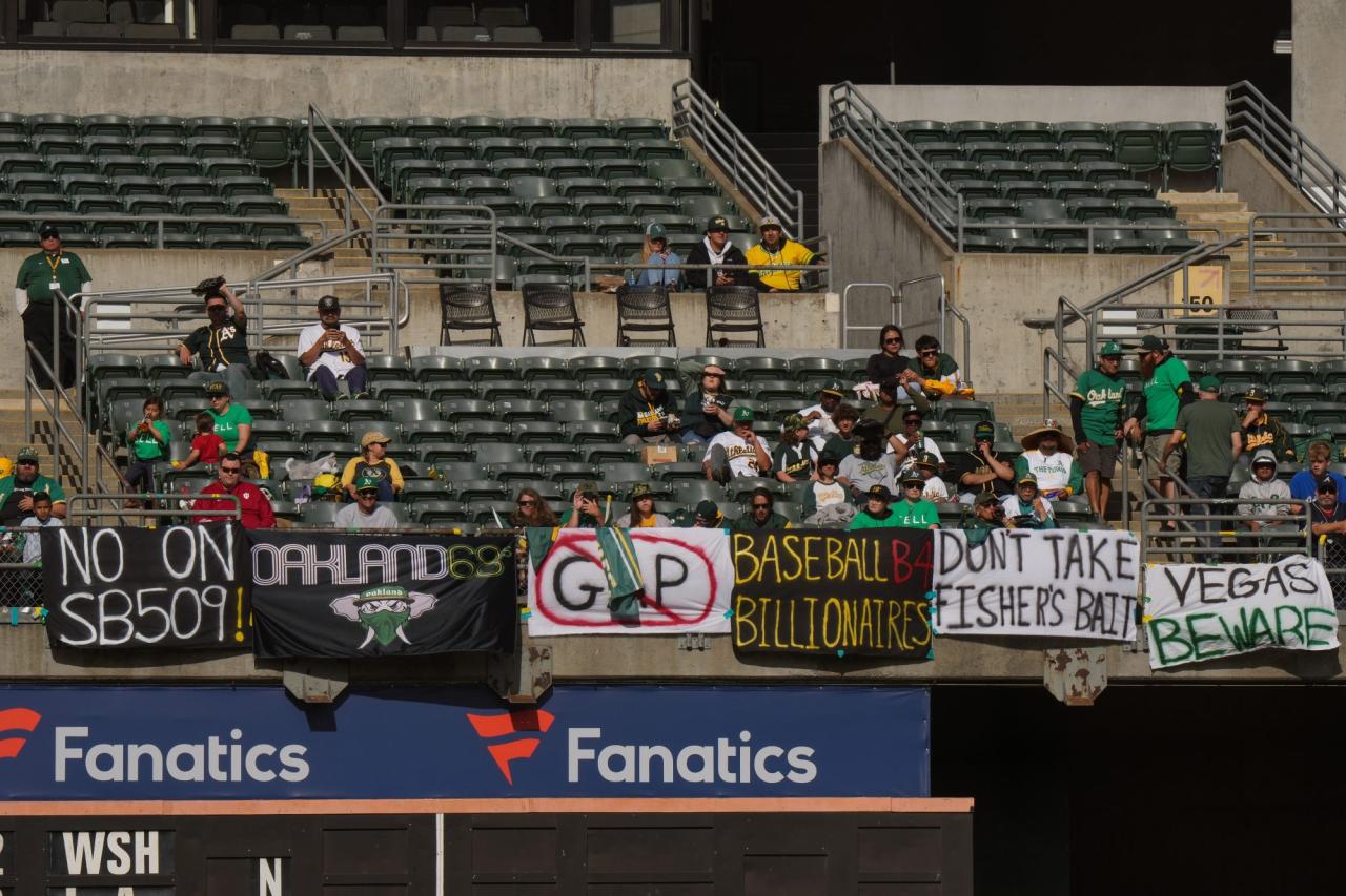 Oakland A's fans hope 'reverse boycott' helps narrative