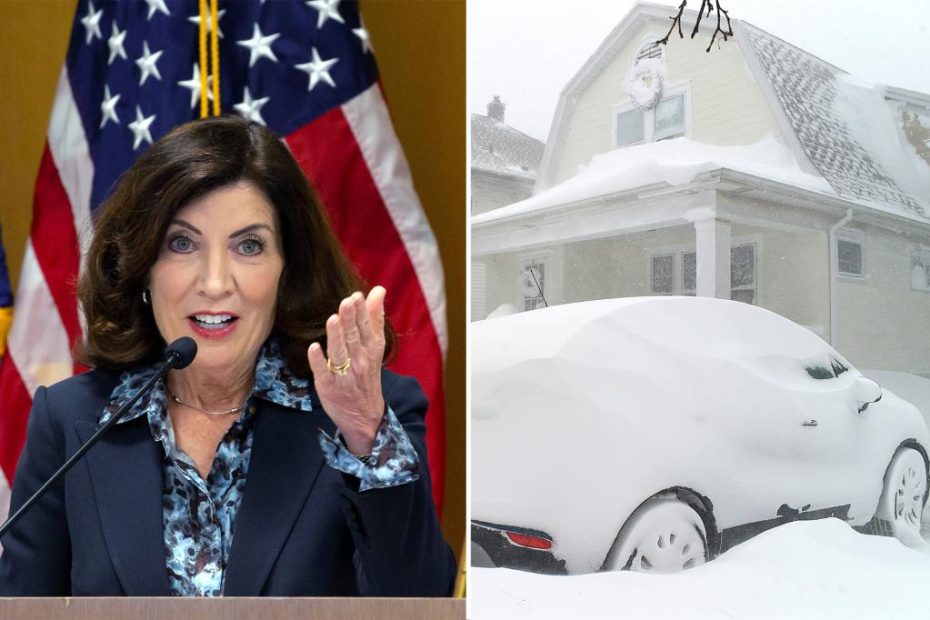 NY Gov. Kathy Hochul overly reliant on local officials during historical Buffalo blizzard: report