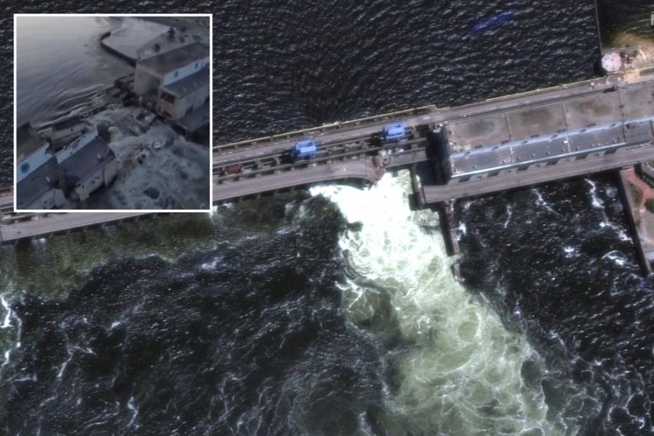 Ukraine says Russia blew up major dam near Kherson, prompting mass evacuations