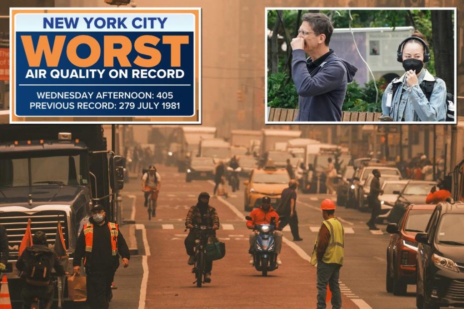 New York City recorded worst-ever air quality