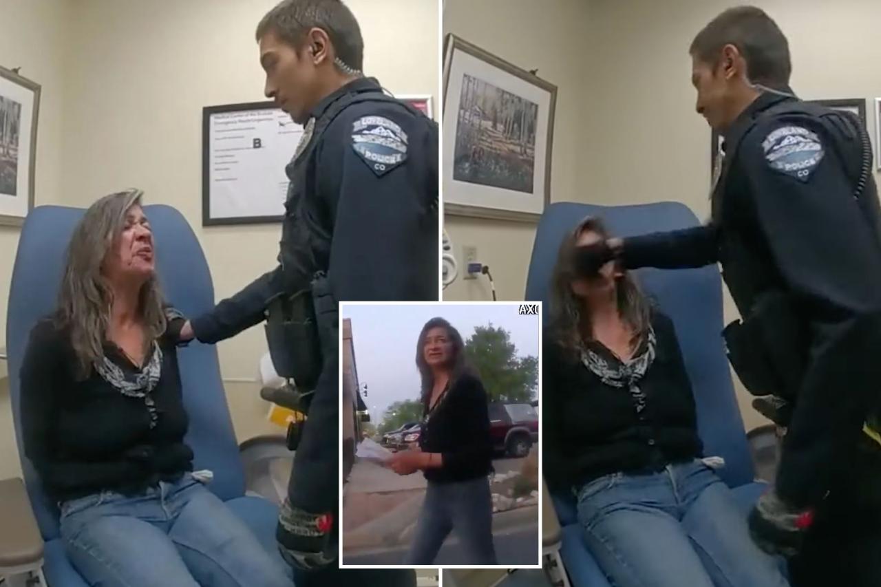 Colorado cop Russell Maranto punches woman in face