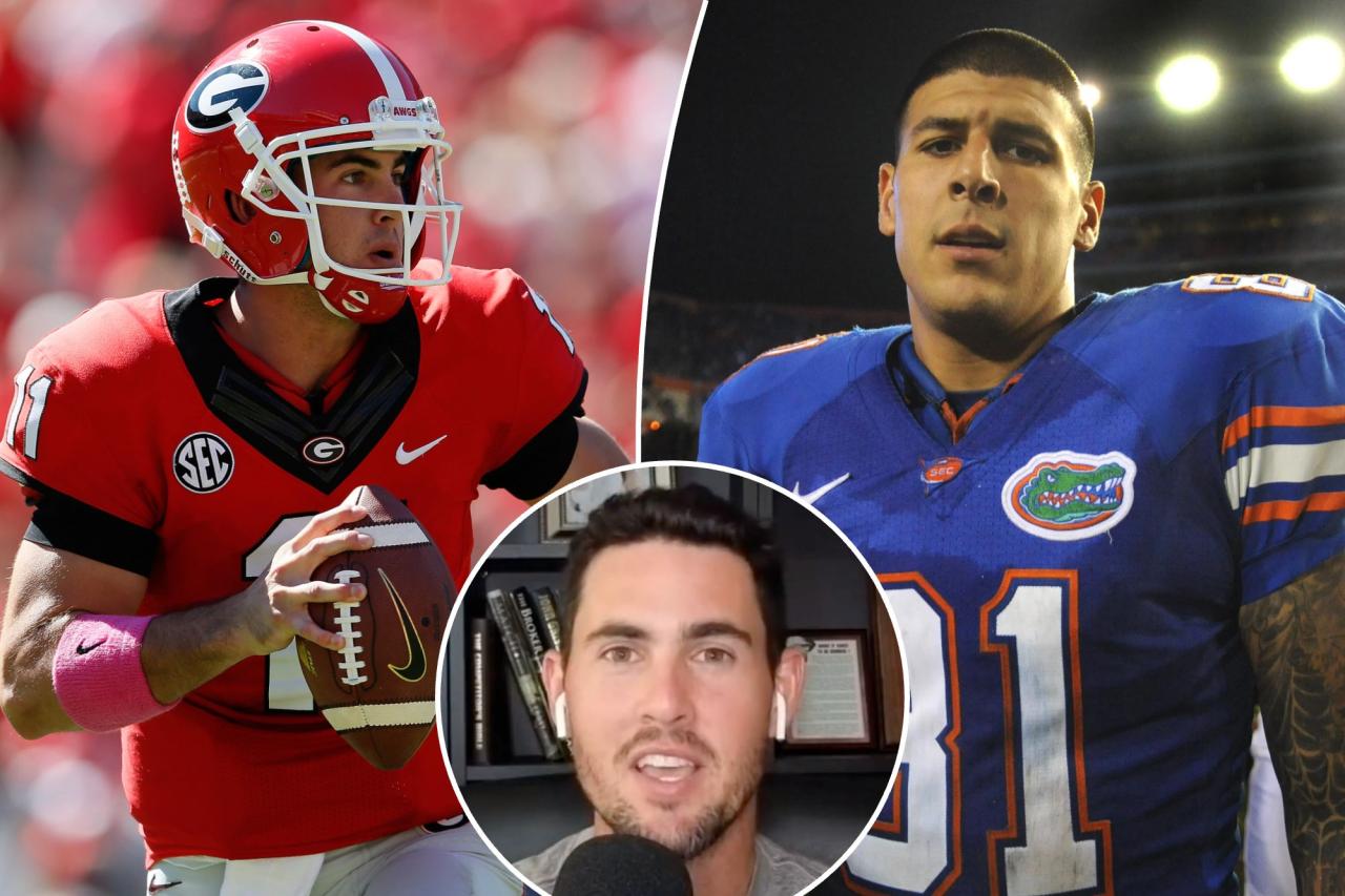 Ex-Georgia QB Aaron Murray says dad told him to 'stay close to' Tim Tebow, 'far from' Aaron Hernandez had he gone to Florida